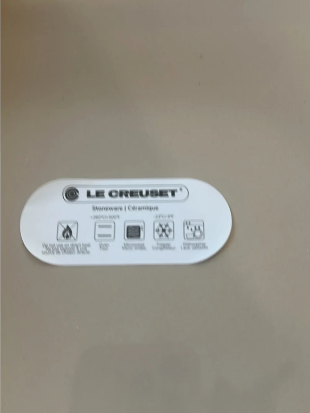 2 Le Creuset 9.5x9.5” stoneware baking dishes